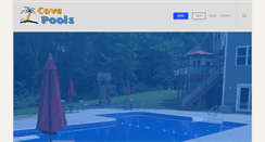 Desktop Screenshot of covepools.com